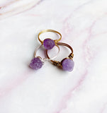 Rose Ring - Lavender Amethyst